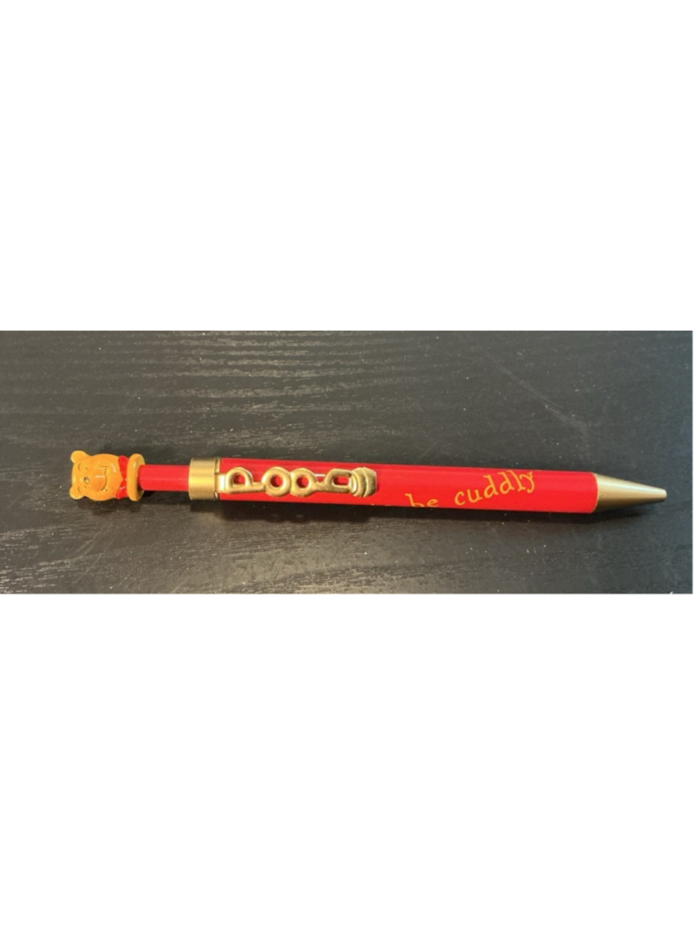 Vintage Kreisler Disney Winnie the Pooh Pen Red Proud to be Cuddly Honey Pot.